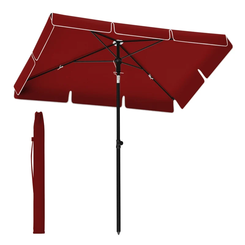 Knickbarer Sonnenschirm für Balkon