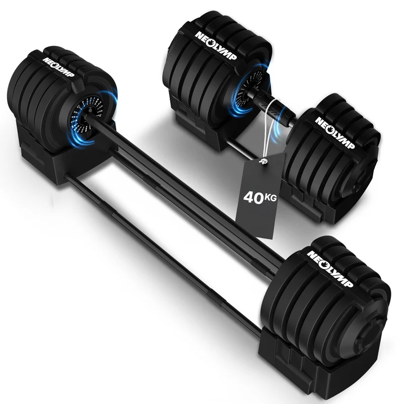2-in-1 Hantelset zum Verstellen 41kg (B‑Ware)