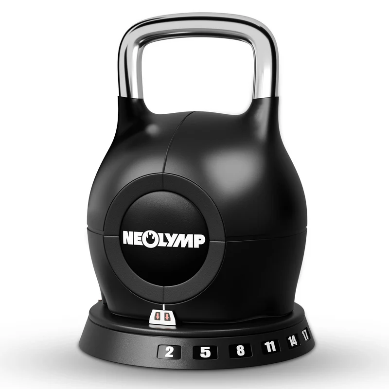 Kettlebell mit verstellbarem Gewicht (7 in 1) – Kettlebell verstellbar 2-20 kg (B‑Ware)