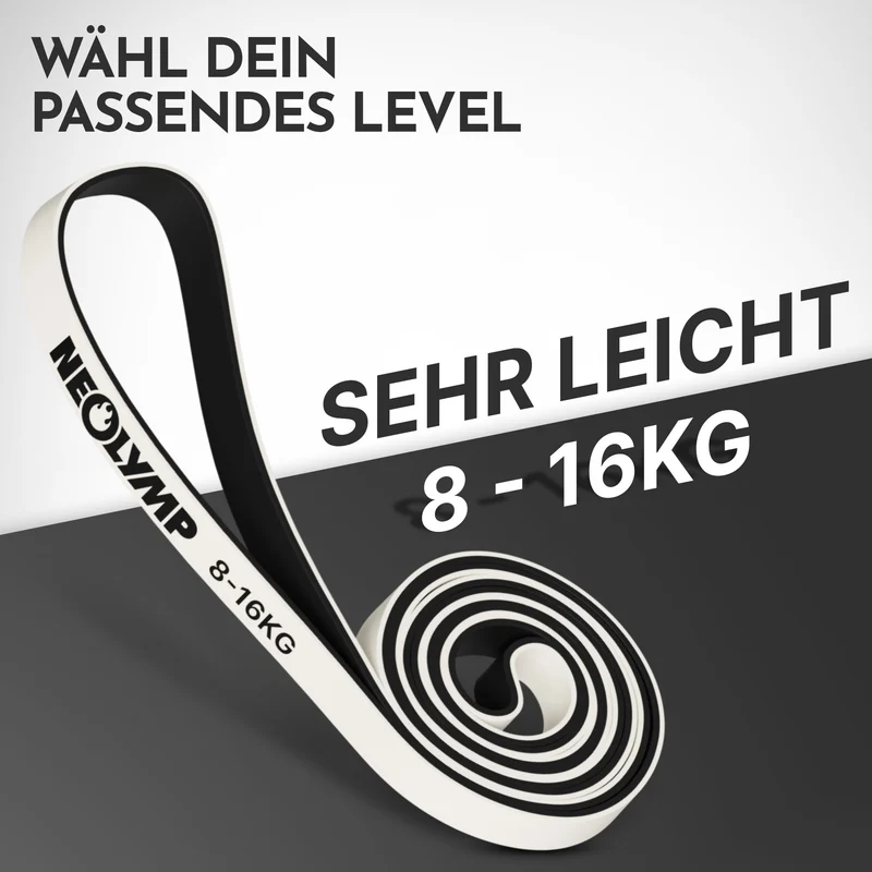 Heavy Resistance Bands aus Latex - grau