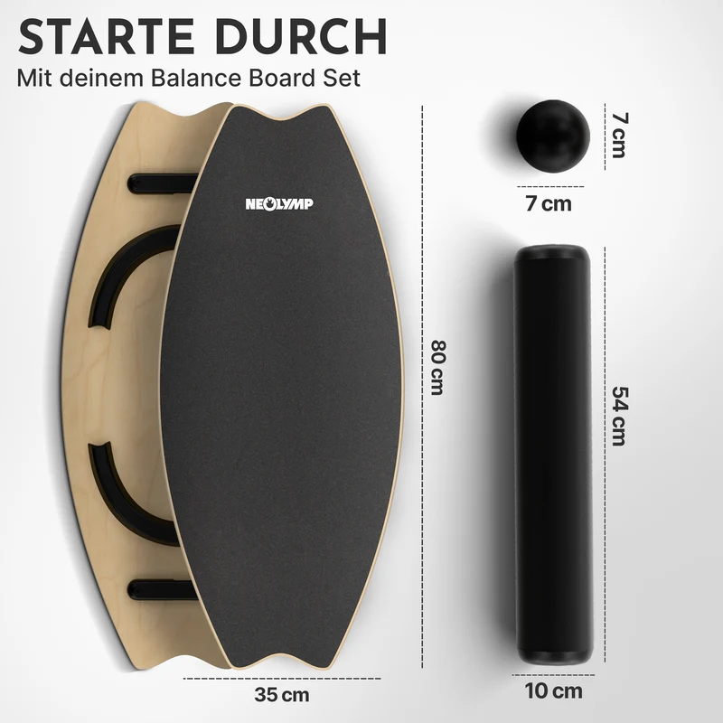 9-in-1 Balance Board aus Birkenholz – (B‑Ware)