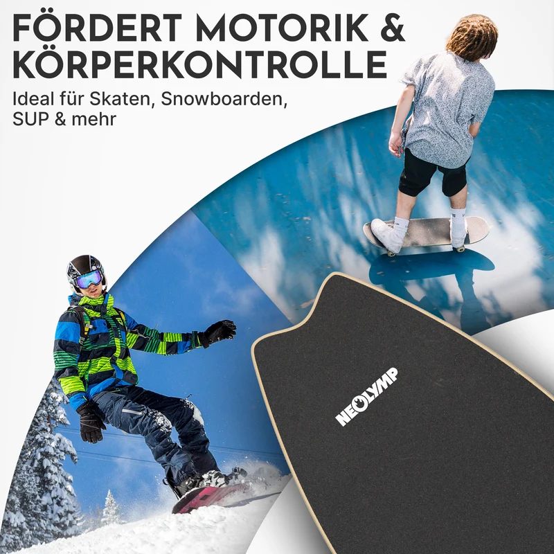 9-in-1 Balance Board aus Birkenholz – (B‑Ware)