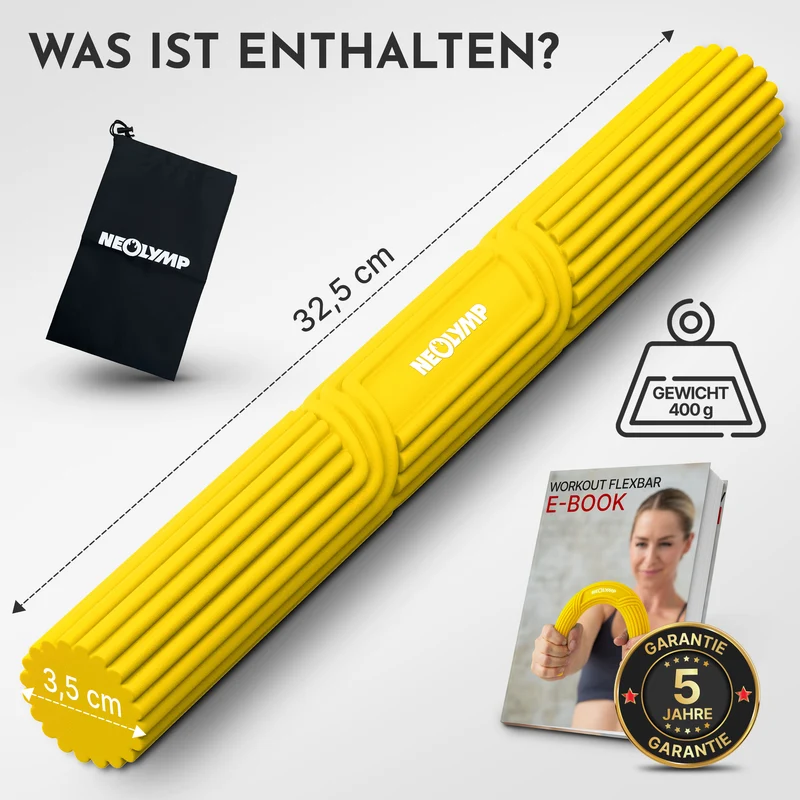 Flexbar Trainingsstab Handkraft-Trainer (4er Set)