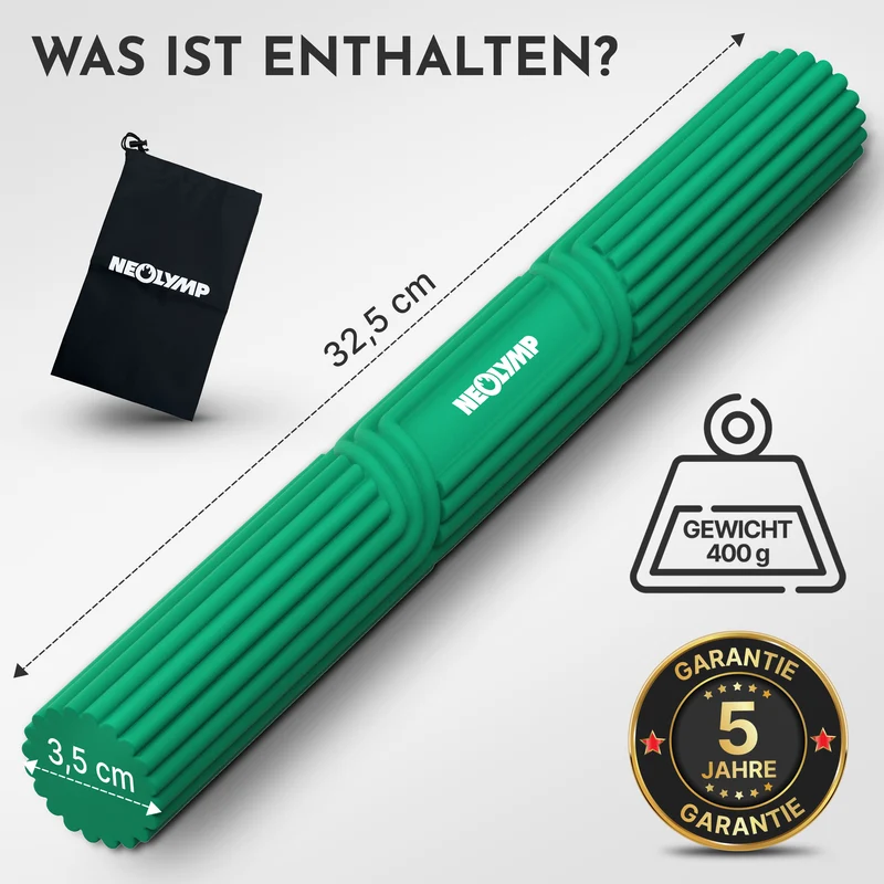 Flexbar Trainingsstab Handkraft-Trainer – 6.8 kg (grün) (B‑Ware)