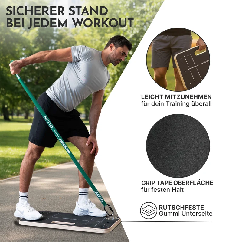 Bänderplattform - Bands Board für Fitnessbänder-Training (B‑Ware)