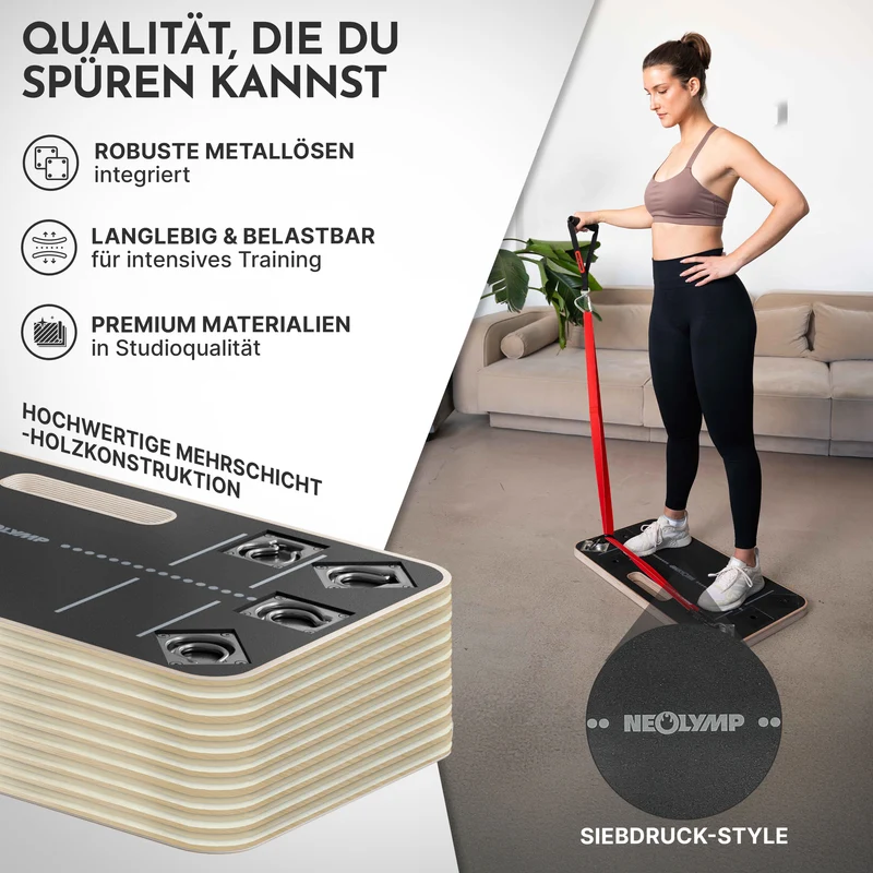 Bänderplattform - Bands Board für Fitnessbänder-Training (B‑Ware)