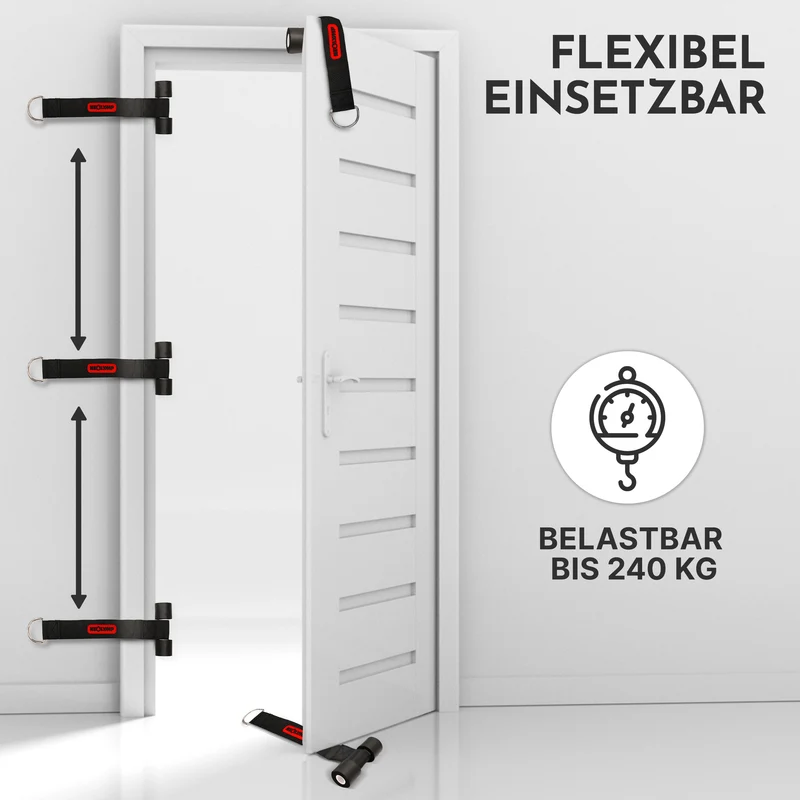 Premium Türanker - Für Widerstandsbänder, hochbelastbar