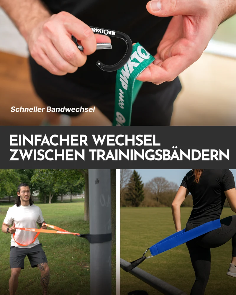 Multianker für Fitnessbänder