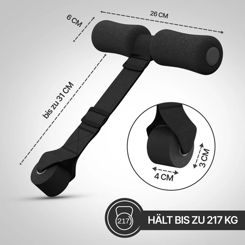 Sit-Up Trainer - aus Nylon, integrierter Türanker