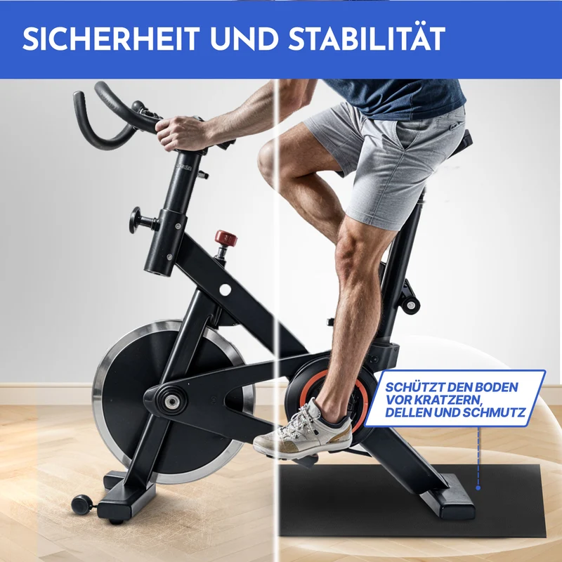 Bodenschutzmatte für Fitnessgeräte und Laufband