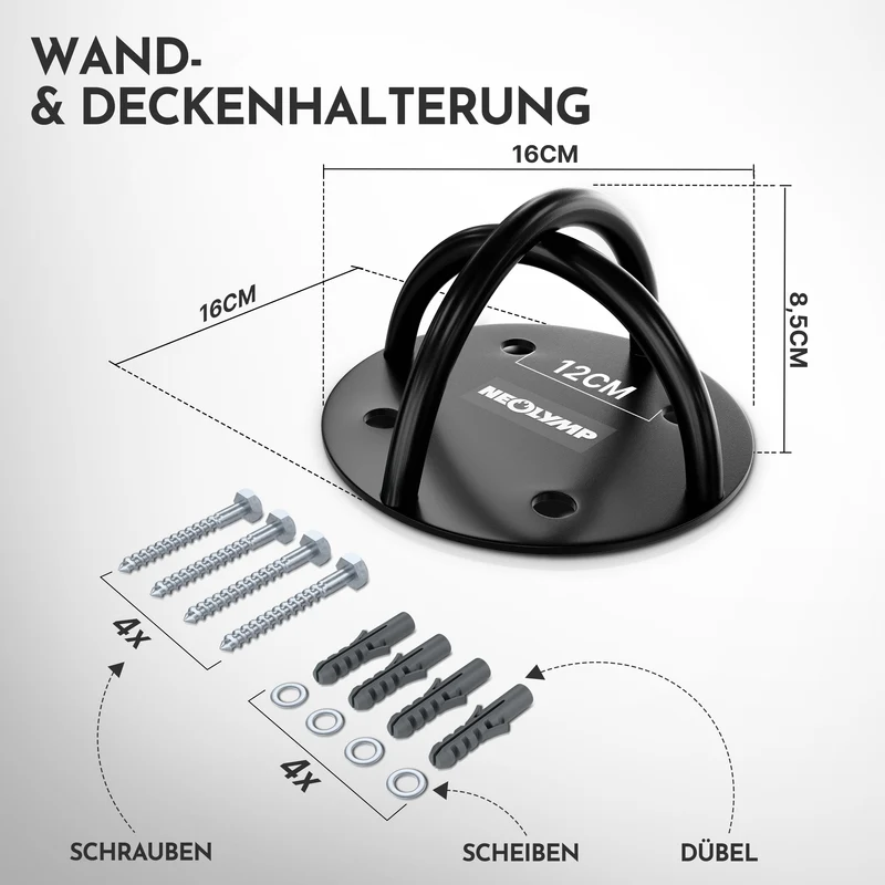 Wandanker für Fitnessbänder