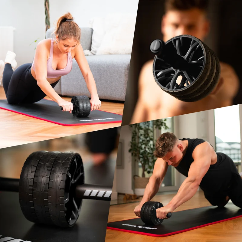 Bauchroller mit Knieauflage und 3 Trainingsstufen