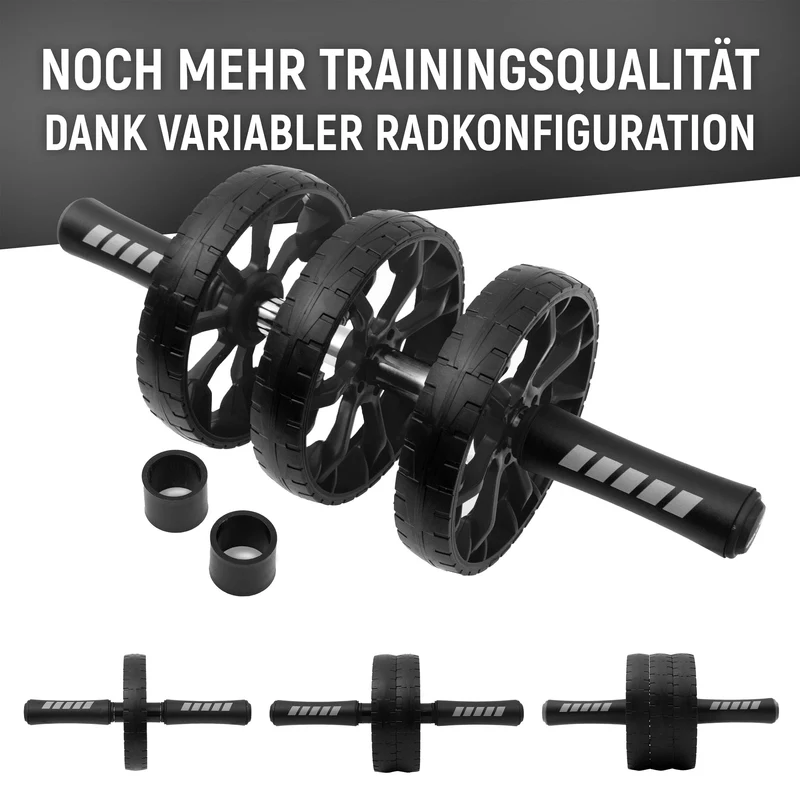 Bauchroller mit Knieauflage und 3 Trainingsstufen