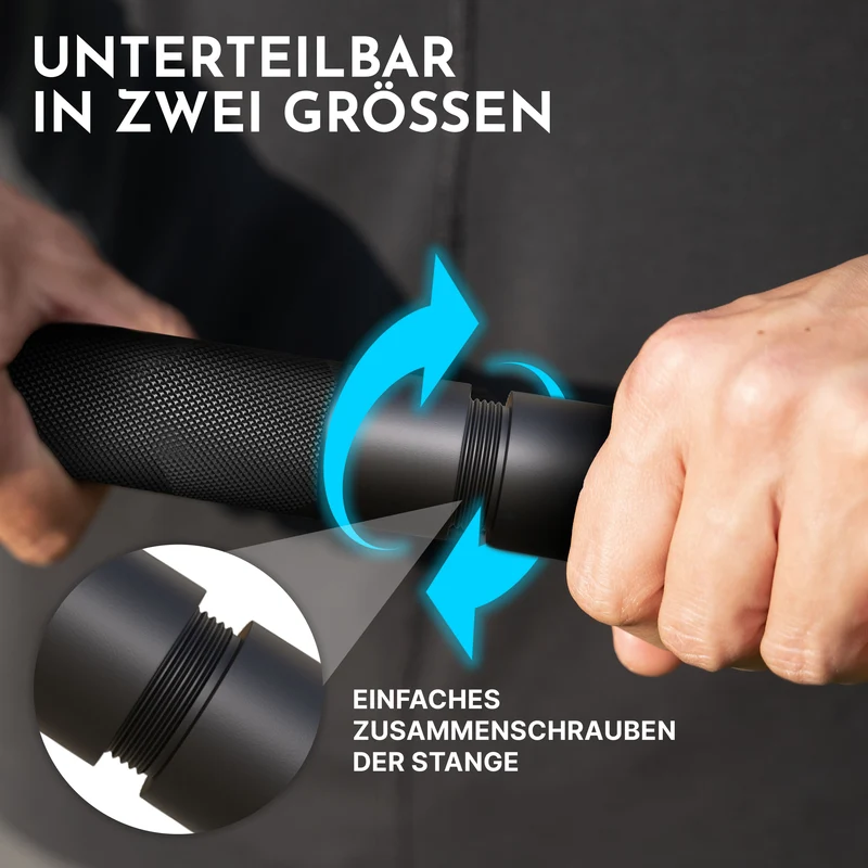Bänderstange für Fitnessbänder - inkl. Karabiner