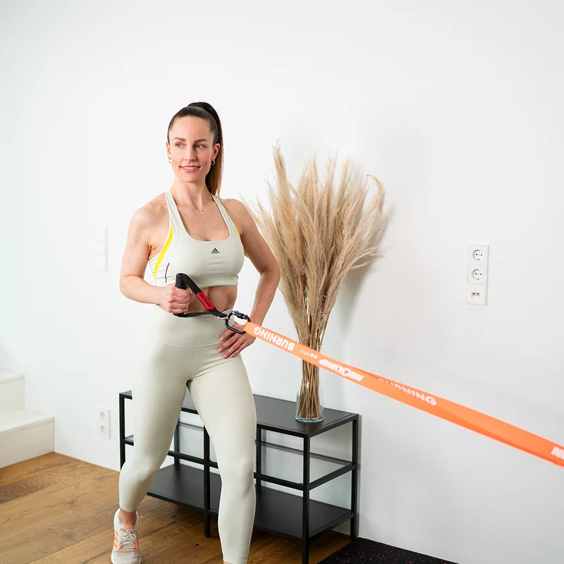 Fitnessbänder lang aus Stoff