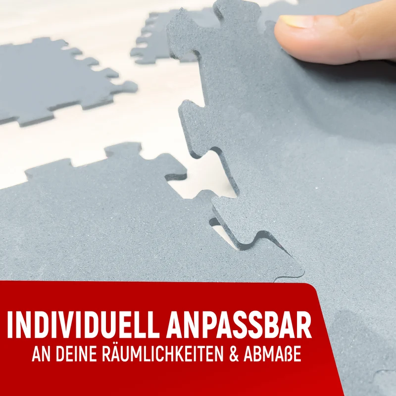 Premium Bodenschutzmatte aus extra dichtem Kautschuk (hellgrau)