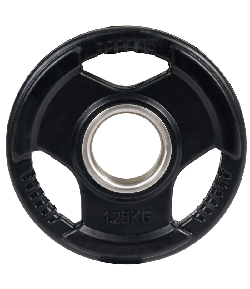 Gummierte Hantelscheiben Sport-Thieme Wettkampf 50mm mit Griff