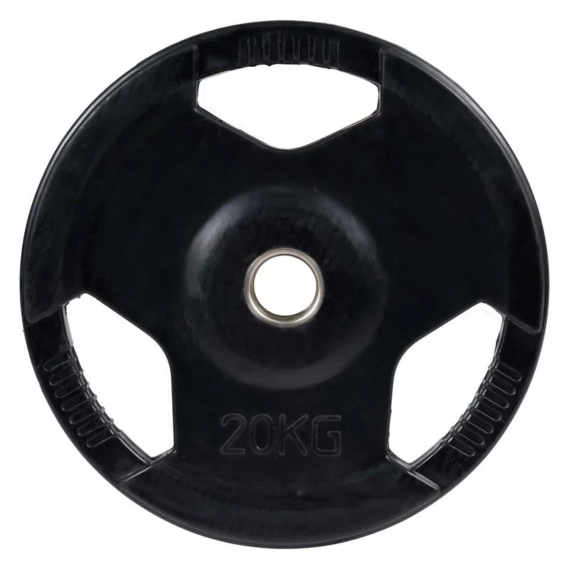 Gummierte Hantelscheiben Sport-Thieme Wettkampf 50mm mit Griff