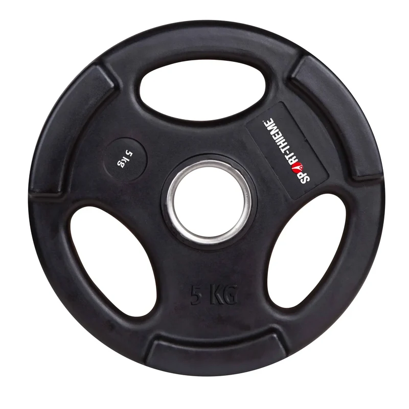 Hantelscheibe Sport-Thieme Wettkampf 50 mm mit Kunststoff-Bezug (PU)