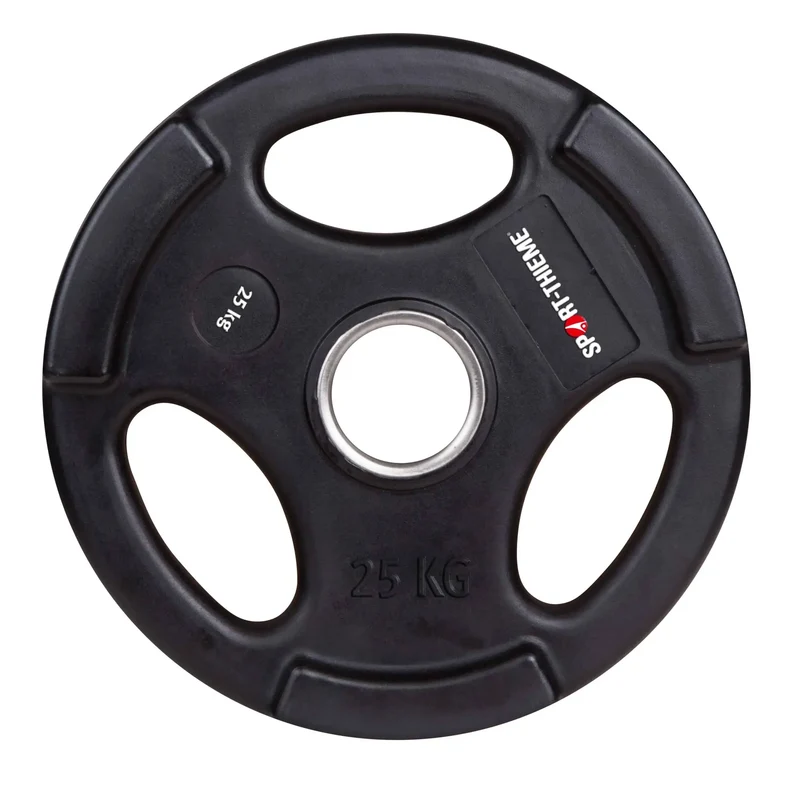 Hantelscheibe Sport-Thieme Wettkampf 50 mm mit Kunststoff-Bezug (PU)