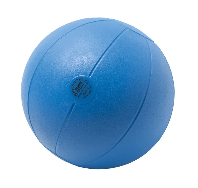 Medizinball mit unterschiedlichem Gewicht und Durchmesser
