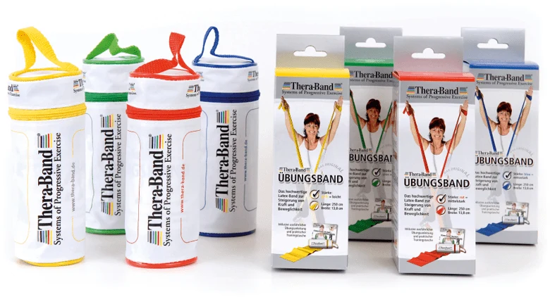 Theraband 2,5 m Original in Reißverschlusstasche