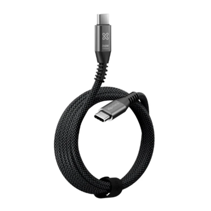 Klip Xtreme Cable USB PD 3.1 Tipo C a USB C Macho 1.8 Metros, KAC-850-6FT