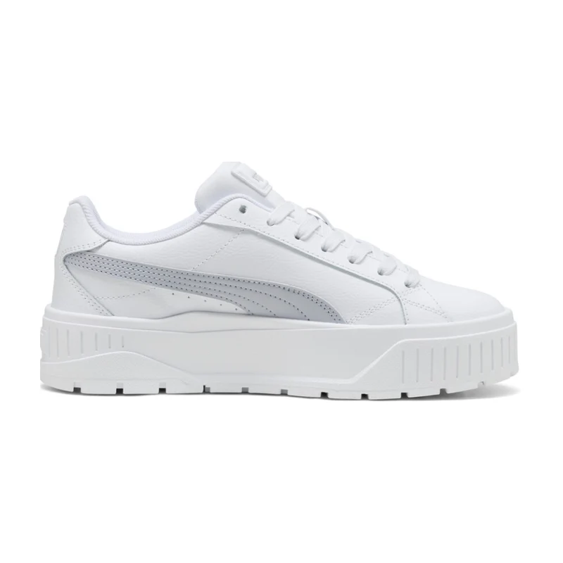 Puma Tenis Karmen II Leather Blanco/Celeste, para Mujer