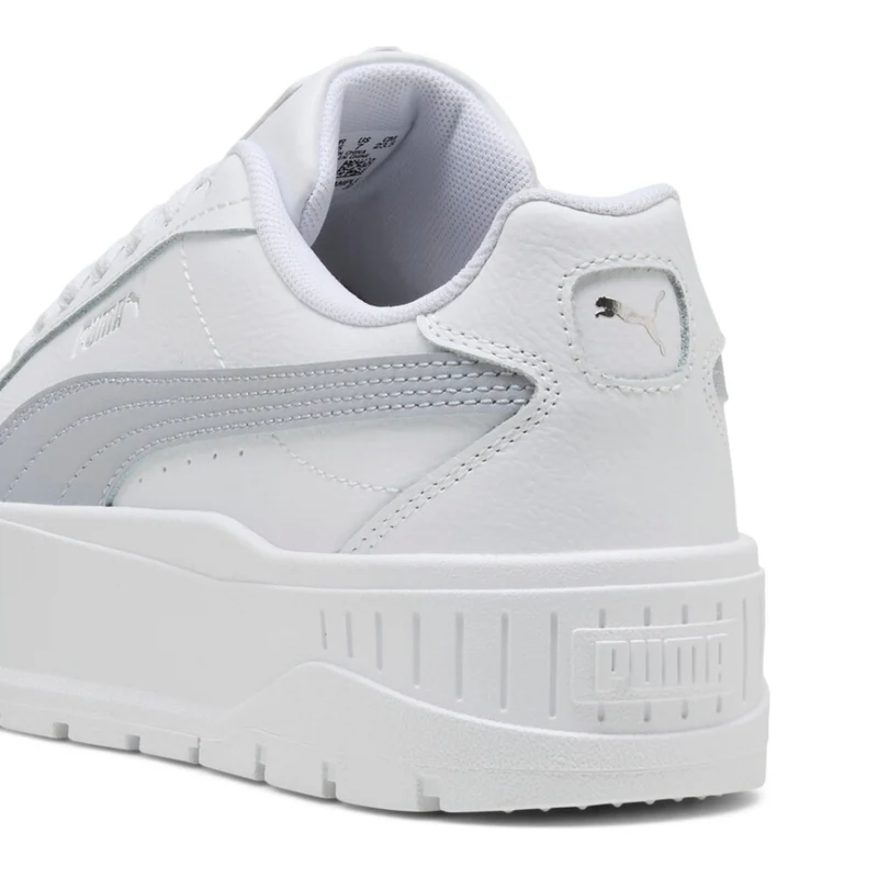 Puma Tenis Karmen II Leather Blanco/Celeste, para Mujer