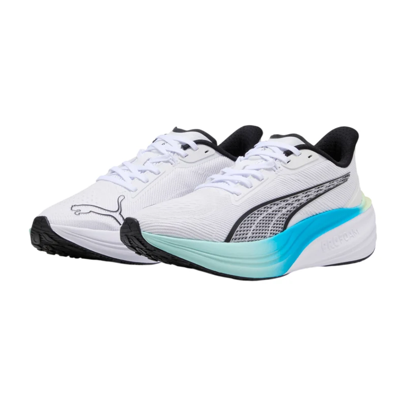 Puma Tenis Darter Pro Blanco/Negro/Celeste, para Mujer