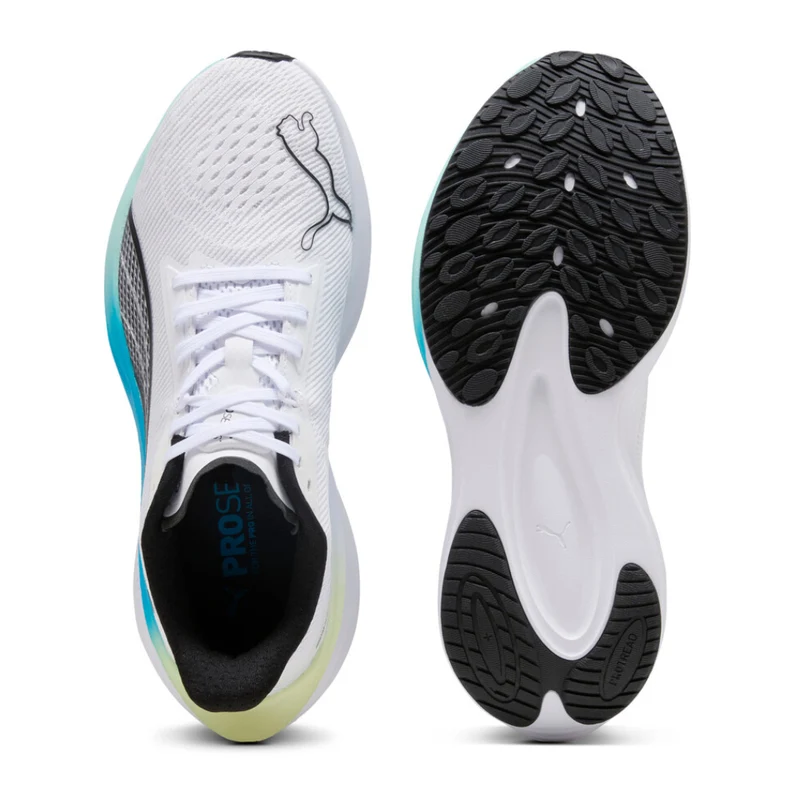 Puma Tenis Darter Pro Blanco/Negro/Celeste, para Mujer
