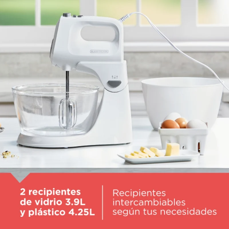 Black & Decker Batidora 2 en 1 de Vertical a Manual, MX9125