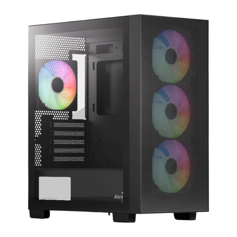 Aerocool Case para PC Gaming Mini Torre B310A Flow, ACCS-BD03043.11