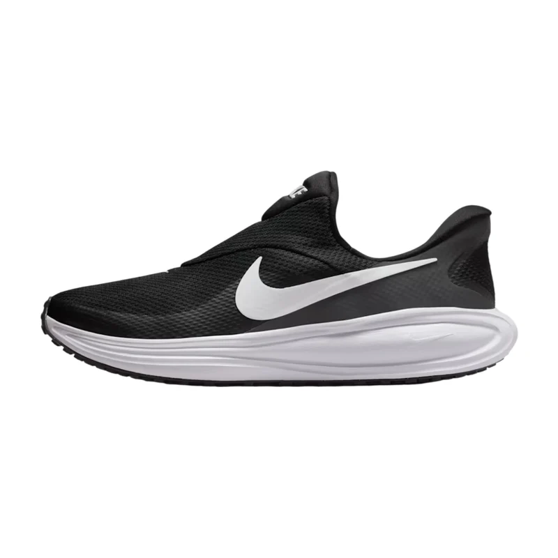 Nike Tenis Revolution 8 EasyOn Negro/Blanco, para Hombre