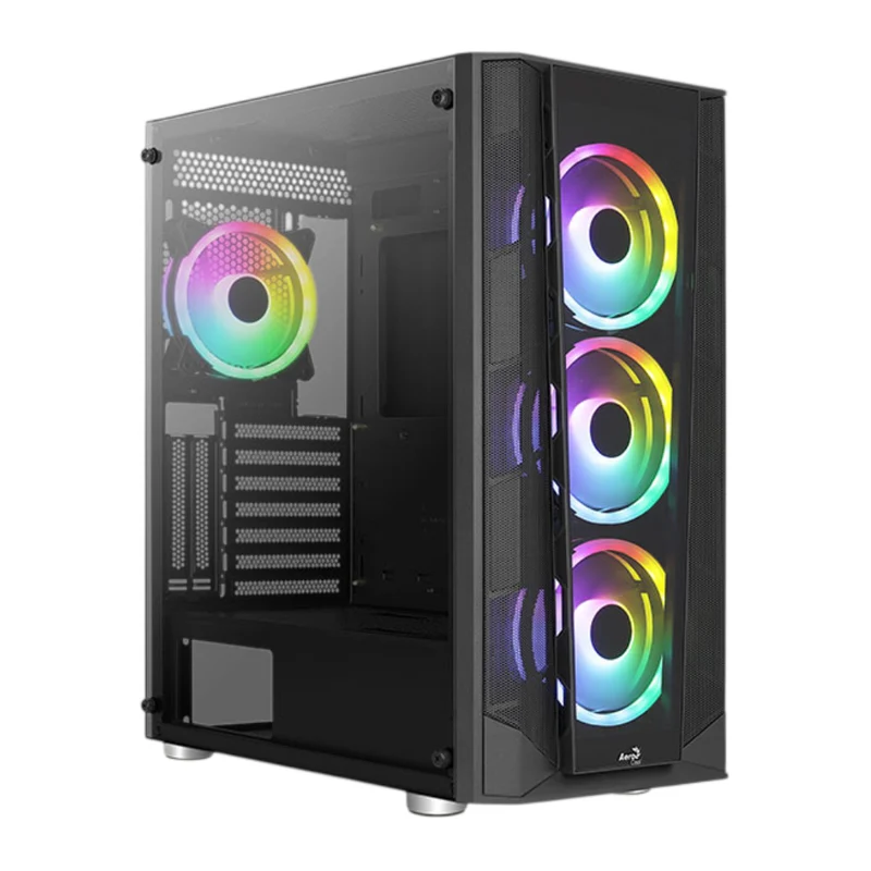 Aerocool Case Minitorre para PC con Ventiladores Prisma, ACCM-PB29043.11