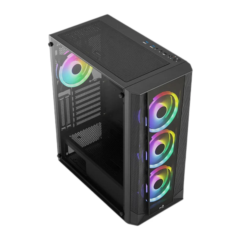 Aerocool Case Minitorre para PC con Ventiladores Prisma, ACCM-PB29043.11
