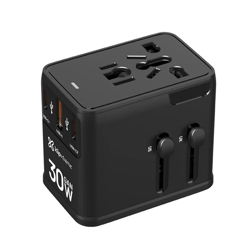Klip Xtreme Adaptador de Corriente Universal PowerWall Uni 30, KMC-350