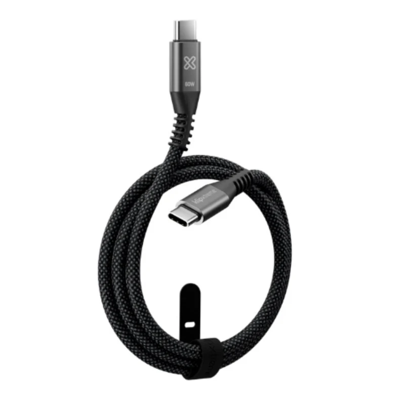 Klip Xtreme Cable USB Tipo C a USB C 1 Metro, KAC-250-3FT