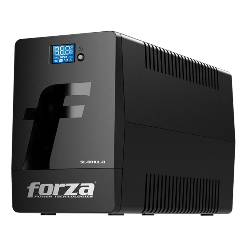 Forza UPS Regulador LCD Smart 800VA/480W 6 Salidas, SL-801UL