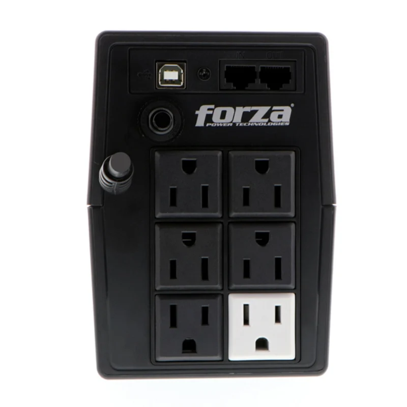 Forza UPS Regulador LCD Smart 800VA/480W 6 Salidas, SL-801UL