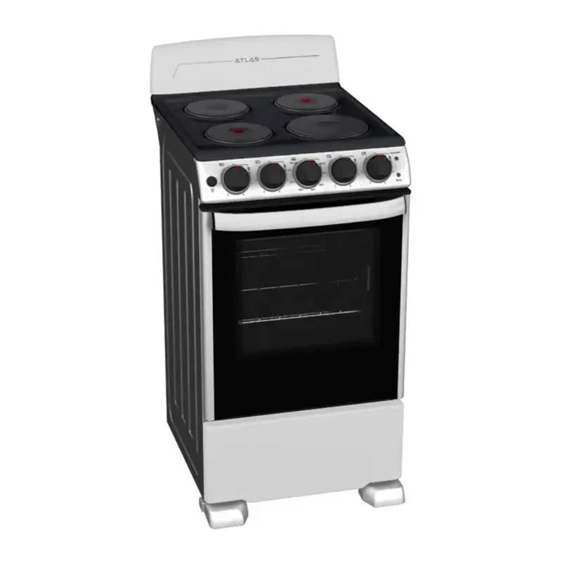 Atlas Cocina Eléctrica 20" 4 Discos (EAE5020BSS0)