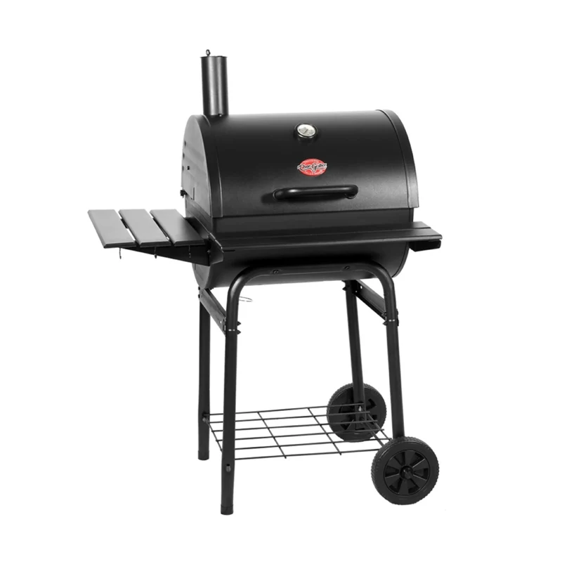 CharGriller Parrilla de Carbón 638" Cuadrada con Ruedas Wrangler (2823)