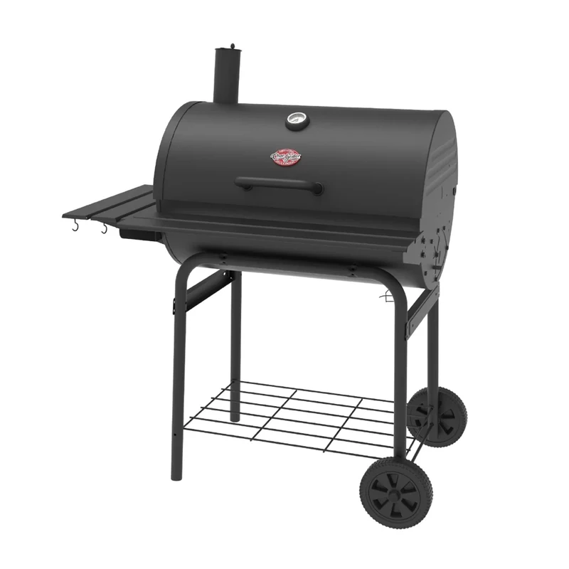 CharGriller Parrilla de Carbón 850" Cuadrada con Ruedas Pro Deluxe (2827)