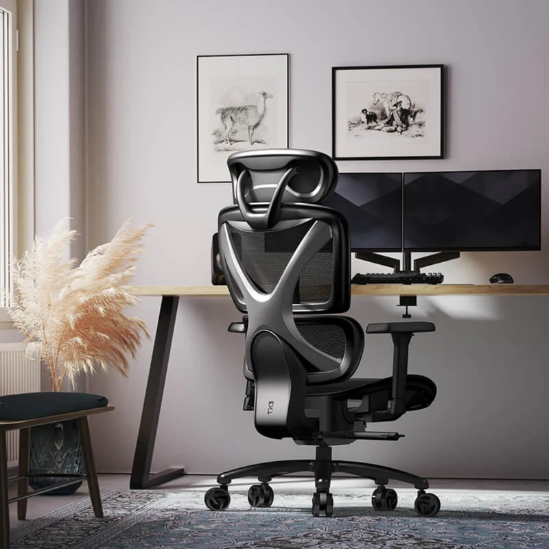 Thunderx3 Silla de Escritorio Ergonómica XTC Mesh
