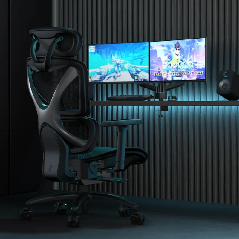 Thunderx3 Silla de Escritorio Ergonómica XTC Mesh