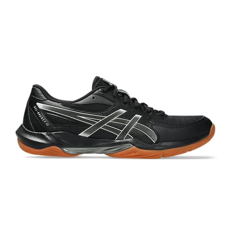 Asics Tenis Gel-Rocket 12 Negro/Blanco, para Hombre