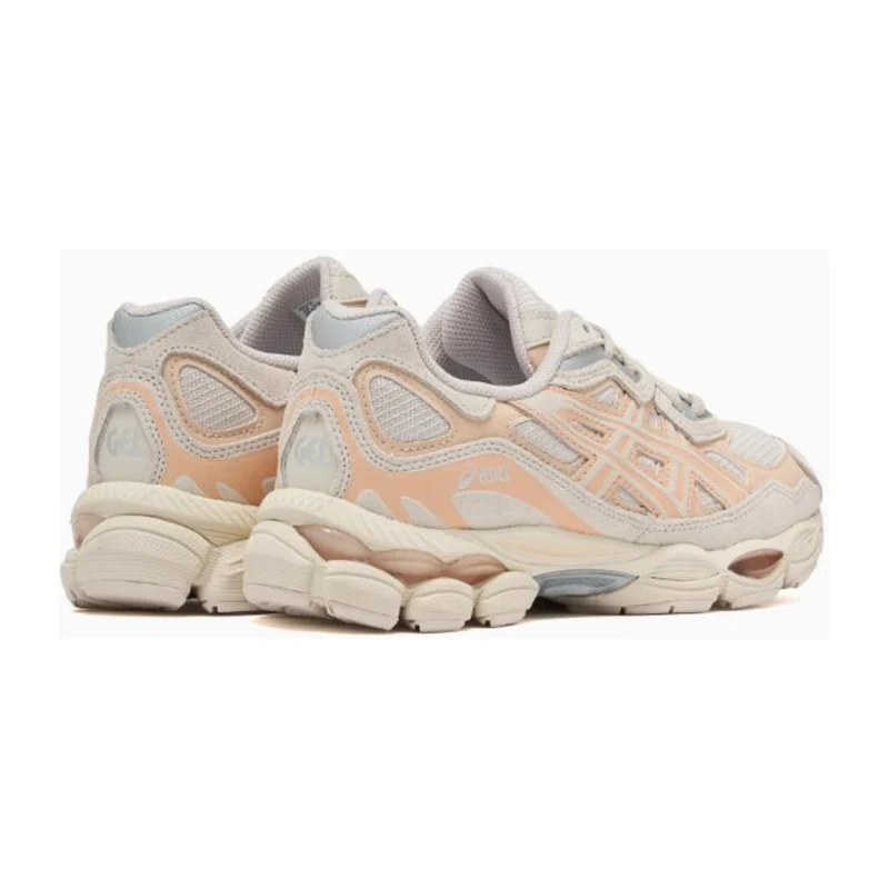Asics Gel-NYC Crema/Naranja, para Mujer