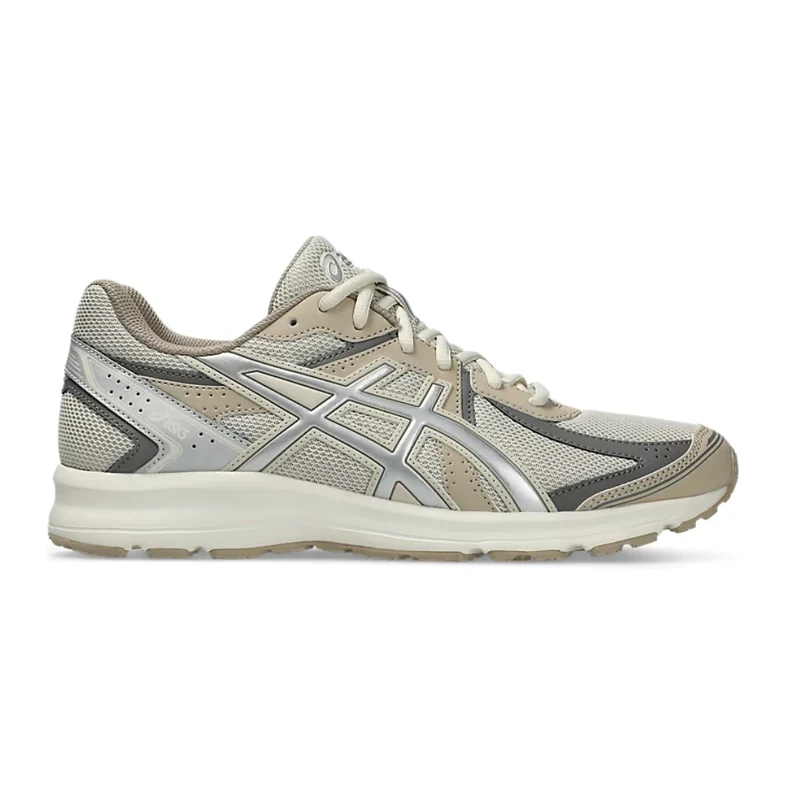 Asics Tenis Jog 100S Crema/Gris/Blanco, para Hombre