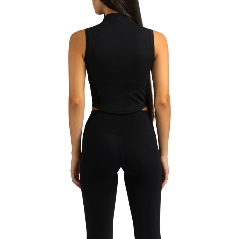 TNG Blusa Deportiva Pulse Tank Negro, para Mujer