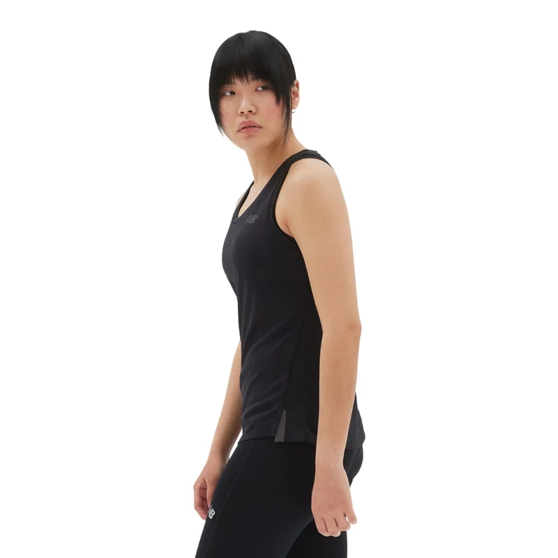 New Balance Camiseta Deportiva sin Mangas Q Speed Jacquard Negro, para Mujer